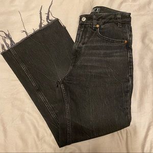 Abercrombie Wide Leg Black Jeans